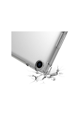 Apple Uyumlu iPad  Pro 10.5 (7.Nesil) Kılıf Tablet Nitro Anti Shock Silikon - Renksiz