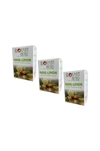 Nane Limon Atom Küp Çay 150 Gr 3adet, Lokman Aktar