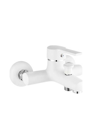 Beyaz Krom Banyo Bataryası Musluğu Pirinç Gövde Diğer