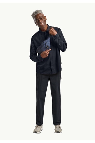 Jack Wolfskin Sierra Canyon Ls M Erkek Gömlek-29676 Lacivert