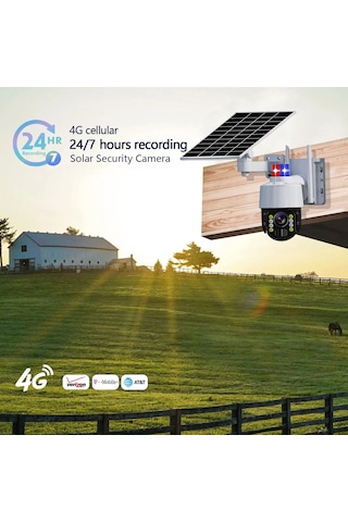 Ultratekno Cmr46 Güneş Panelli 4g+ Wi-fi 5mp Üvenlik Kamerası