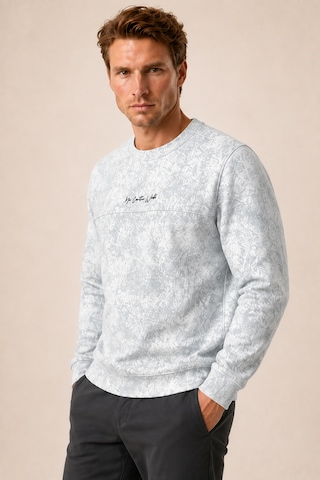 Redline Continu Erkek Kışlık Regular Fit Kışlık Bisiklet Yaka Sweatshirt Beyaz