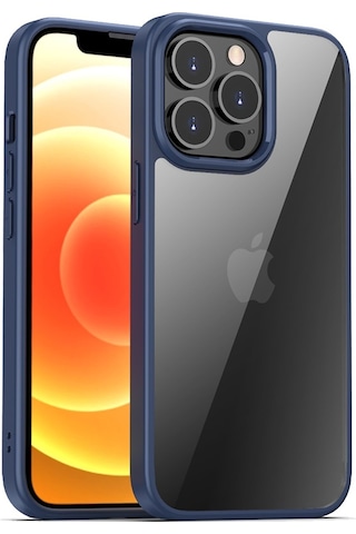 Bikapak Elit Shine Apple Uyumlu iPhone 13 Pro Max Mavi Kapak 557430610