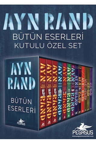 Ayn Rand Bütün Eserleri Kutulu Özel Set 13 Kitap