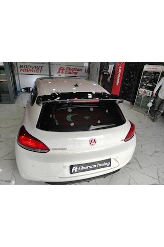 Vw Scirocco 2009-2014 R Cup Spoiler Kısa ----fibersan Tuning