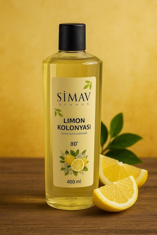 Termal Su'lu Limon Dökme Kolonya- 400 Ml