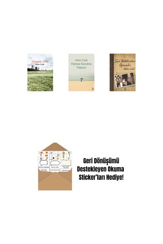 Hayatın Ucu + Herkes Kendine Yabancı + Şiir Ustalardan Öğrenilir + Okuma Sticker'ları