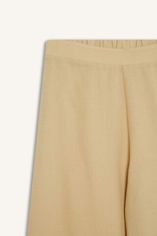 DeFacto Regular Fit Brode Plaj Pantolonu-Fall in Love E0602AX25SMBG387 Bej