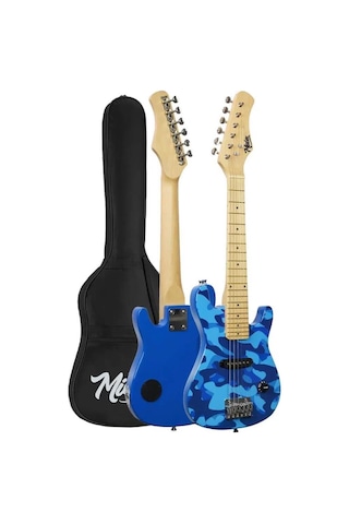 Midex Ceg-30bs 4-6 Yaş Çocuklar İçin Amfili Full 1/4 30 İnç Elektro Gitar Seti