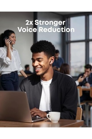 Anker Soundcore Liberty 5 Kulak İçi Bluetooth Kulaklık, Gerçek Zamanlı Gürültü Engelleme, 2 Kat Daha Güçlü Se
