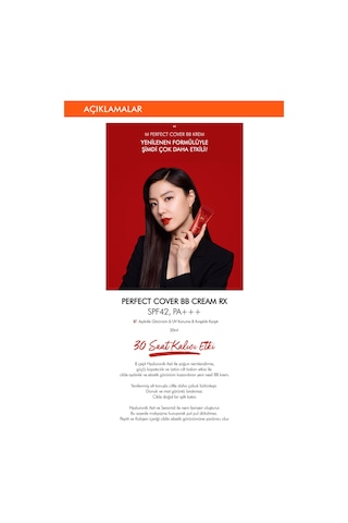 Missha M Perfect Cover BB Cream RX Yüksek Kapatıcı ve Cilt Bakım Etkili Yeni Nesil BB Krem SPF42+++ (No.25) 20 ML