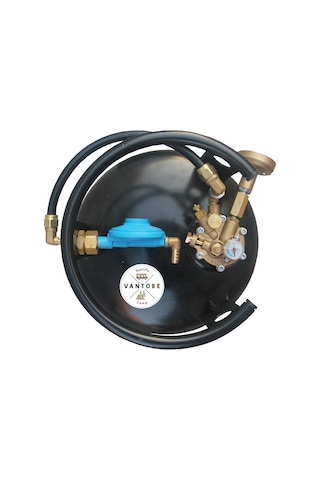 Step Doldurulabilir Karavan LPG tank Seti Siyah
