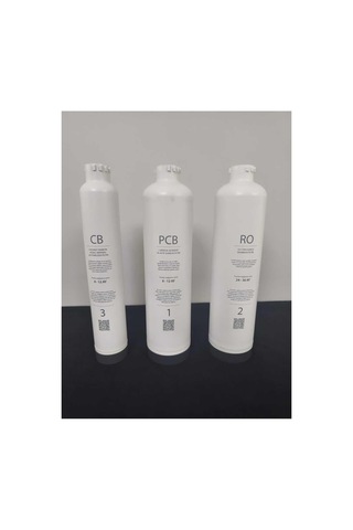 Ortimax Water Chef Direkt Akışlı Su Arıtma Cihazı Filtre Seti, 3'lü Set Diğer
