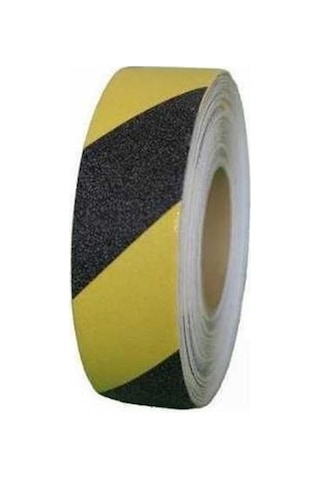 Kaydırmaz Bant 25 Mm 15 Metre Sarı Siyah Renk Yüksek Tutuş Starline Marka Suya Dayanıklı