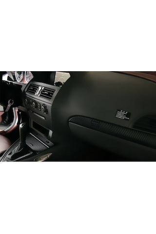 Araba Polimer Karbon Carbon Fiber Folyo Vinil Kaplama 15 Cm