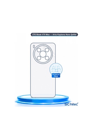 Zte Blade V70 Max Uyumlu Arka Yüzey Hidrojel Koruyucu Film 57547310