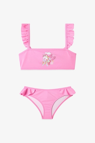 Penti Açık Pembe Kız Çocuk Dream Unicorn Bandeau Bikini Takımı