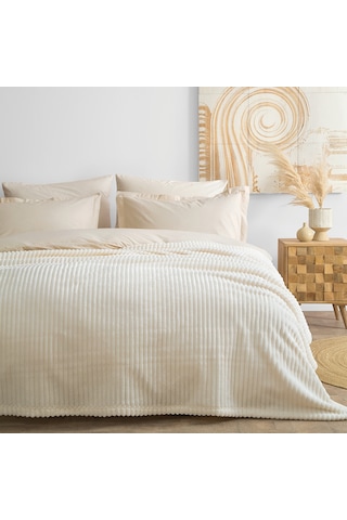 Yataş Bedding Holly Wellsoft Çift Kişilik Battaniye - Şampanya