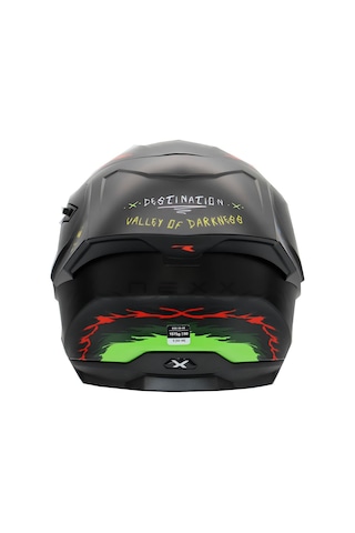 Nexx Y.100R Night Rider Kapalı Motosiklet Kaskı Mat Siyah