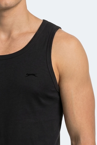 Slazenger Hokey Erkek Slim Fıt Kolsuz Siyah Atlet