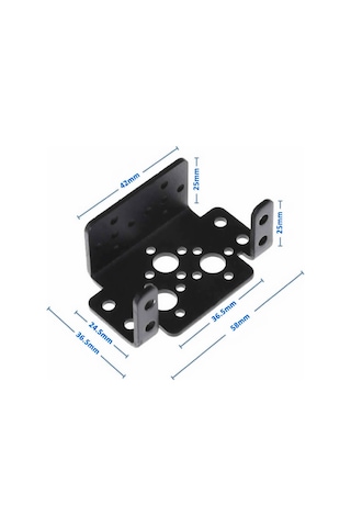 Servo Motor Metal Montaj Parçası Braket MG995 MG996R S3003 TD-8120MG Alüminyum Tutucu