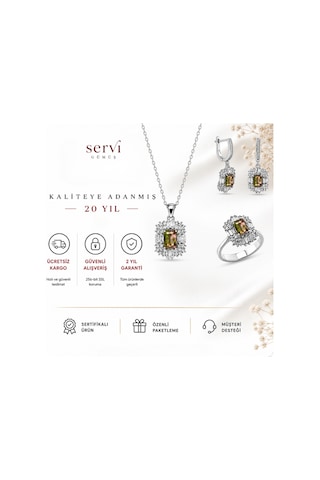 Servi 925 Ayar Gümüş Radiant Baget Set-33 64765025