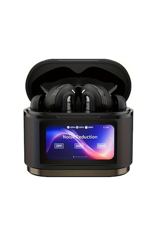 Wangxi Tozohashzhe Siyah Akıllı Çeviri Kulaklık 144 Dil Ses Çevirici Lcd Ekran Uzun Pil Ömrü Usb C Şarj Seyahat İş