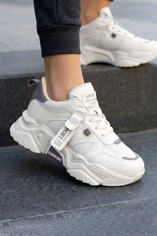 Dark Seer Ds.pmd239k2051 Sneaker Günlük Spor Ayakkabı 2025 Kadın Bej-mor