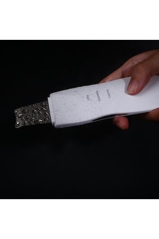 Ultrasonik Titreşim Şarj Edilebilir Cilt Scrubber Yüz Temizleme Makinesi Yüz Peeling Siyahhead Gözenek Temizleyici Cilt Bakım Aracı Kaldır Elektrikli Yüz Temizleme Cihazları Vrd0qh Beyaz