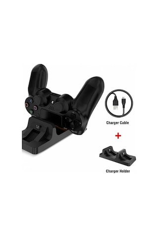 Dobe PS4 Uyumlu Şarj İstasyonu Çift Kol Joystick