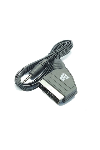 Scart 3.5Mm Jak Fiş Çevirici Av Kablosu
