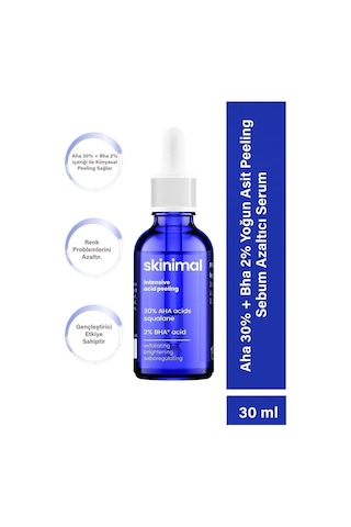 Skinimal Aha-Bha Yoğun Asit Peeling Serum 30 ML