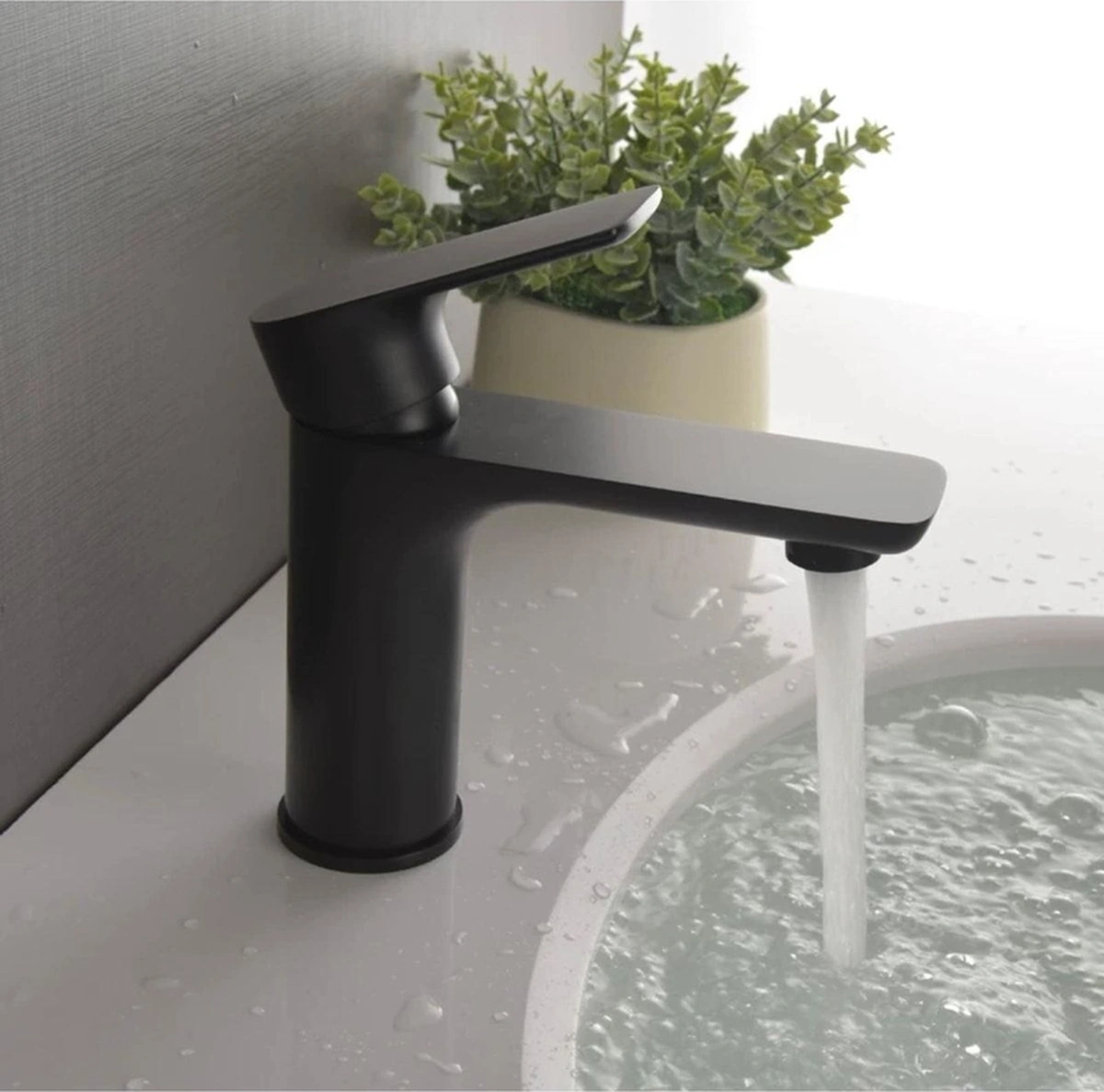 Fleko Mob-c202 Sıyah Lavabo Musluk Siyah