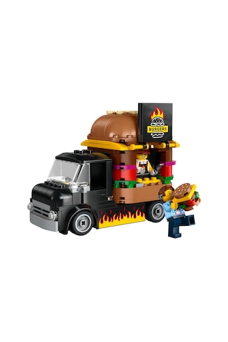 LEGO® City Hamburger Kamyonu 60404 5+ Yaratıcı Oyuncak Yapım Seti - 194 Parça