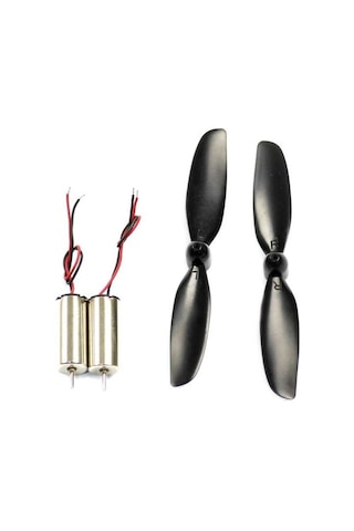 Amirelektronix-820 Çekirdeksiz Dc Motor (2 Adet + 2 Pervane) (Mini Drone Motoru)
