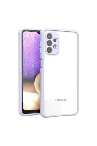 Zore Samsung Galaxy Uyumlu A32 4g Kılıf Omsy Kaff Kapak - Mor
