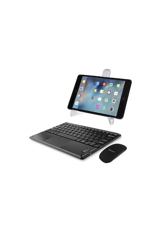 Microcase Apple İpad Pro 13 2025 İçin Bluetooth Touchpad Klavye Tr Sticker +bluetooth Mouse+tablet Standı- Al2766 Lazer