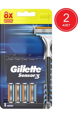 Gillette Sensor3 Yedek Tıraş Bıçağı 2 x 8'li