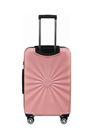 Büyük Boy %100 Polikarbon Valiz 4x2 Teker Rose 1809 Rose