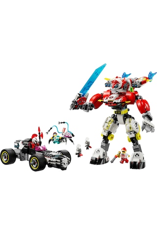 LEGO® DREAMZzz™ Cooper’ın Kaplan Robotu ve Zero’nun Hot Rod Arabası 71497 - 9 Yaş ve Üzeri Çocuklar için Oyuncak Araç Yapım Seti (1006P)