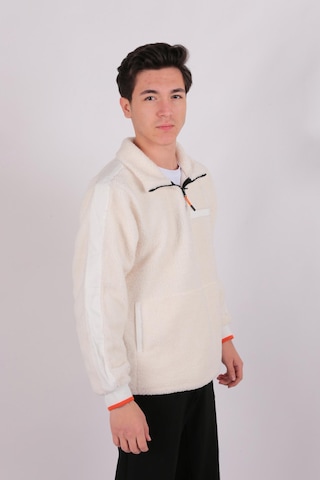 Five Pocket Ff23b6051 Erkek Peluş Mont Ekru