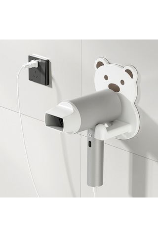 Wondernest Yok, Saç Tutucu Raf, Punch Makinesi Lichen Kurutma Fön Banyo Sw Beyaz