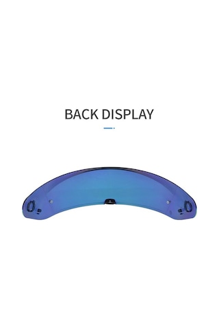 Besthome1 Hjc İ70 Ve İ10 Kasklar İçin Uv Çizilme Sis Karşıtı Motorcu Gözlük Camı - Mavi Şeffaf