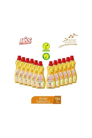 Miss Sıvı Arap Sabunu 12 x 1 L