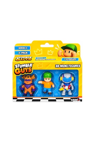 Stumble Guys Üç Boyutlu Üç Parça Mini Figür Set 3