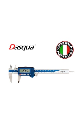 Dasqua 2000-1010 200Mm Mavi Lcd Ekran Dijital Kumpas Ip54 Koru