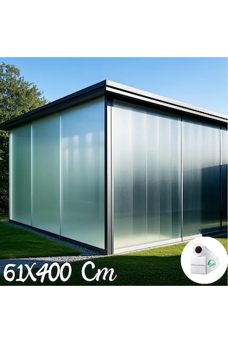 61 Cm X 4 Metre Cam Kumlama, Ofis, Duşakabin Ve Balkon Camı Buzlu Kaplama Folyosu