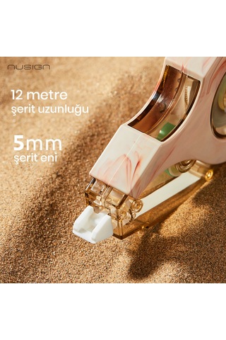 Nusıgn Düzeltme Bandı 5 Mm X 12 M Ergonomik Tasarım Beyaz