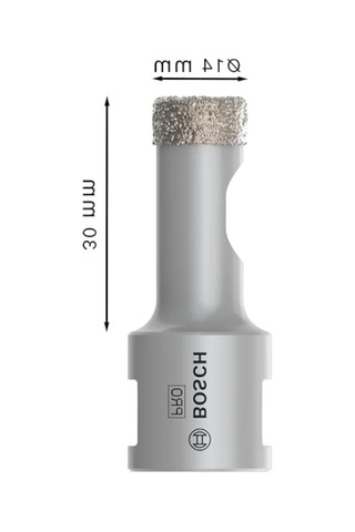 Seramik İçin Kuru Elmas Deliçi - 14 X 30 Mm, Yüksek Performans