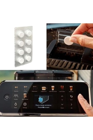 Axor Otomatik Kahve Makinesi Tableti 8 Li 1,5 Gr Kahve Makinesi Temizleme Tableti,kahve Yağı Çözücü Otomatik Kahve Makineleri İçin.
